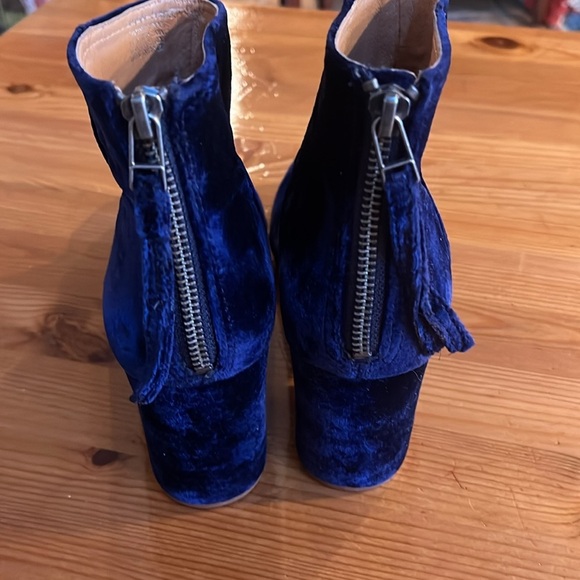 Madewell The Jillian Boot in Velvet blue size 7.5 - Picture 3 of 12